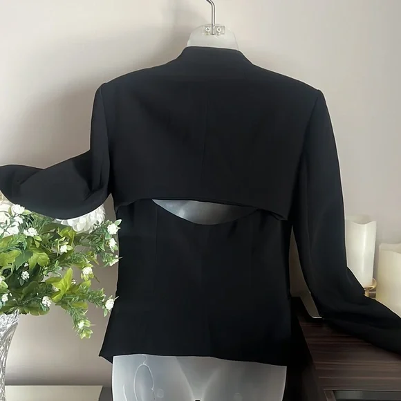 Rag & Bone black, back cut-out blazer - Picture 2 of 5